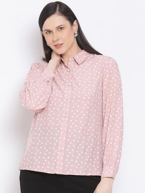 long sleeved printed shirt - 17904065 - Very Small Image - 1