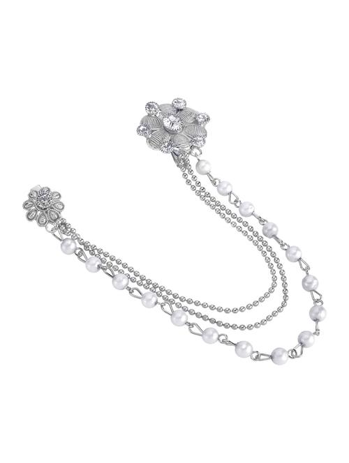 silver metal brooch - 17904647 - Very Small Image - 1