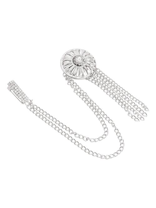 silver metal brooch - 17904652 - Very Small Image - 1
