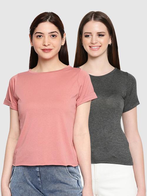 set of 2 solid tee - 17904672 - Very Small Image - 1
