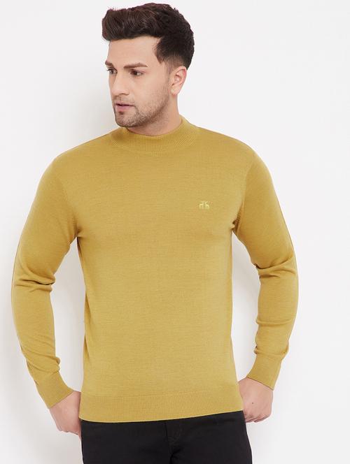 beige solid pullover - 17905058 - Very Small Image - 1