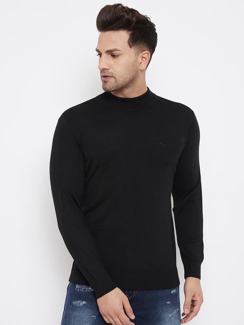 black solid pullover - 17905059 - Very Small Image - 1