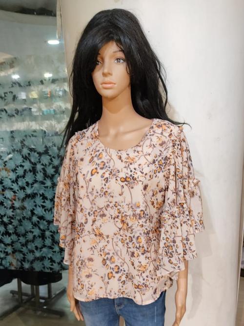 important fabric top wear flower printed - 17905742 - Very Small Image - 1