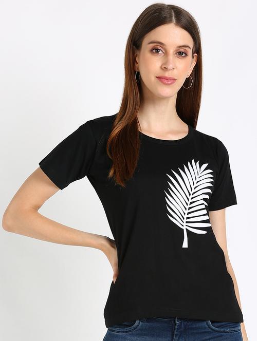 round neck printed tee - 17905895 - Very Small Image - 1