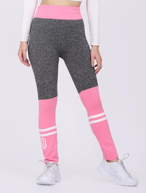 high rise color block track pant - 17906894 - Very Small Image - 1