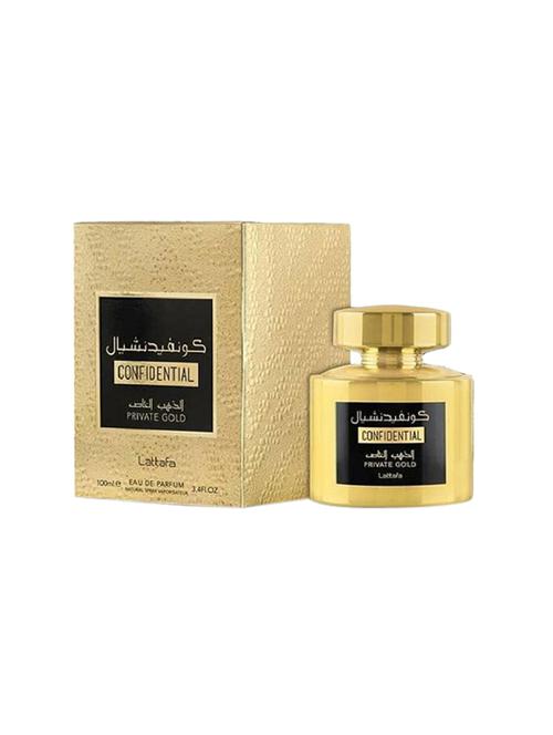 lattafa confidential gold eau de parfume, 100ml - 17907019 - Very Small Image - 1