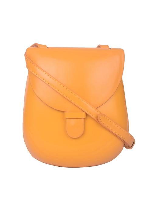 orange leatherette regular sling bag - 17907051 - Very Small Image - 1