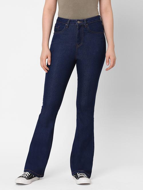 high rise stone washed jean - 17908080 - Very Small Image - 1