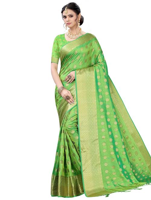 self design women saree with blouse - 17909203 - Very Small Image - 1