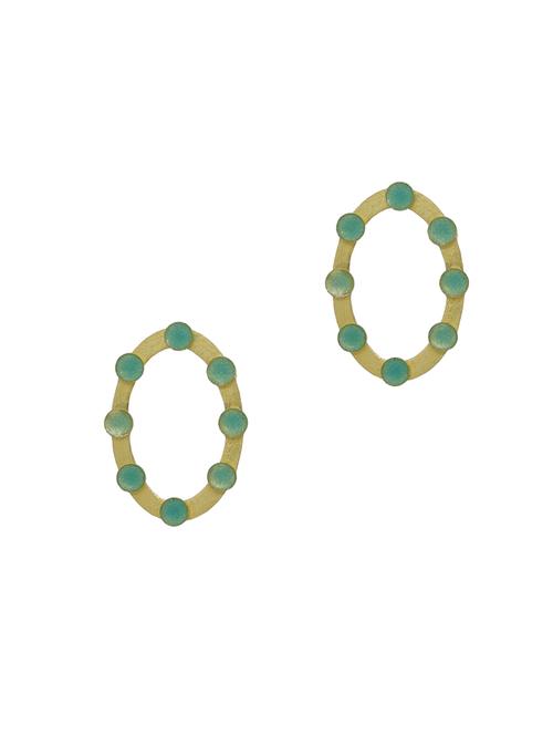 drizzle ovate shaped fashion earring - 17909520 - Very Small Image - 1