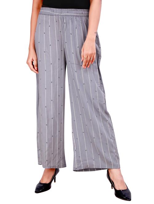 mid rise striped palazzo - 17909757 - Very Small Image - 1