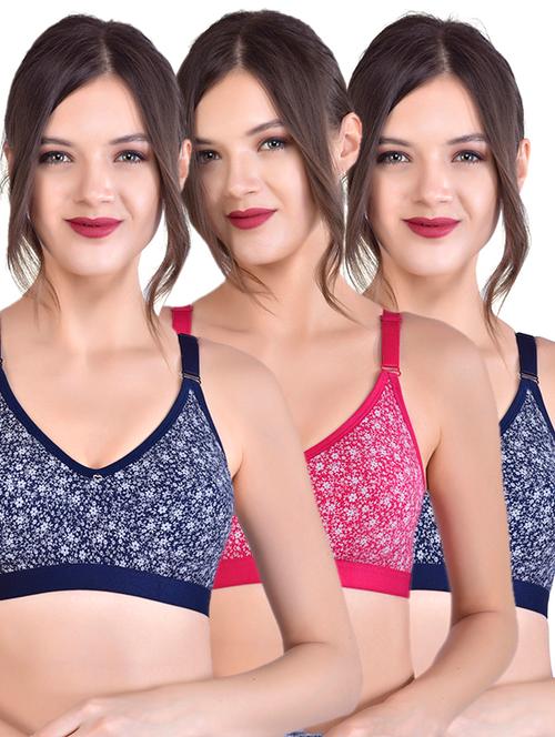 set of 3 printed minimizer bra - 17910831 - Very Small Image - 1