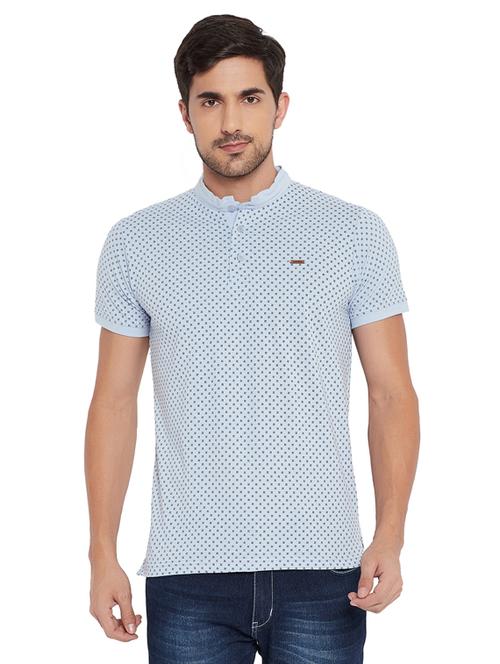 blue printed t-shirt - 17911200 - Very Small Image - 1