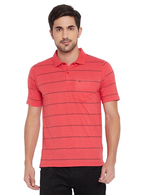 red striped polo t-shirt - 17911252 - Very Small Image - 1