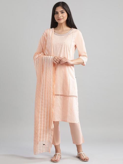 embroidered suit set - 17911340 - Very Small Image - 1