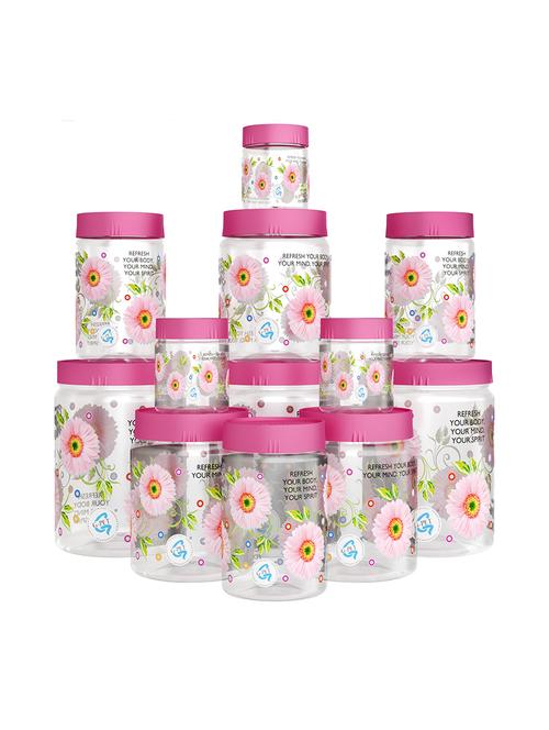 print magic container pink pack of 12 - 2000ml (3 pcs), 1000ml (3 pcs), 750ml (3 pcs), 200ml (3 pcs) - 17911595 - Very Small Image - 1
