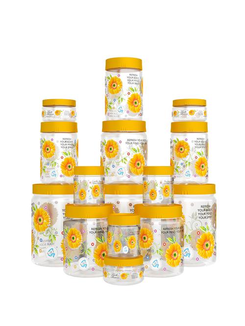 print magic container yellow pack of 15 - 2000ml (3 pcs), 1000ml (3 pcs), 750ml (3 pcs), 200ml (3 pcs), 150ml (3 pcs) - 17911604 - Very Small Image - 1