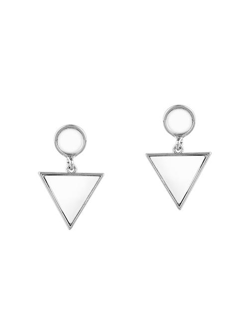 white oxidized dangle earrings set - 17911726 - Very Small Image - 1