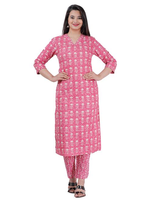 printed kurta pant set - 17911852 - Very Small Image - 1