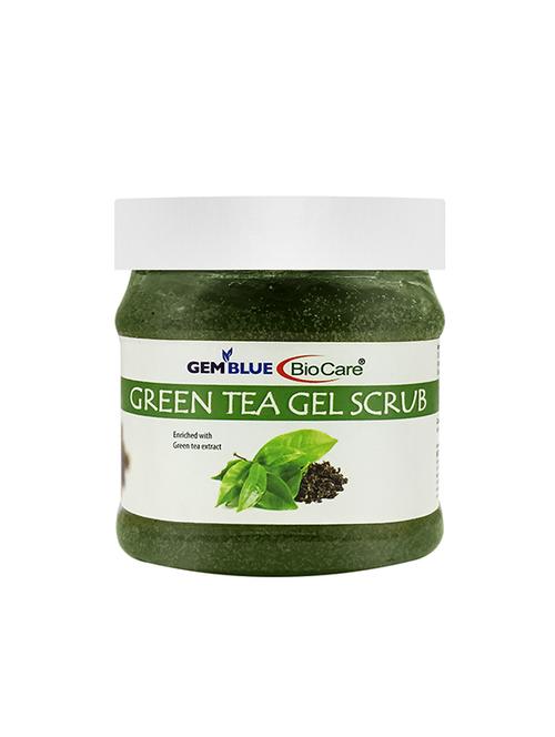 gemblue biocare green tea gel scrub, 500ml - 17913514 - Very Small Image - 1