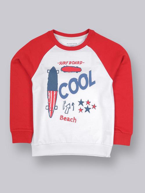 front print crew neck sweatshirt - 17914039 - Very Small Image - 1
