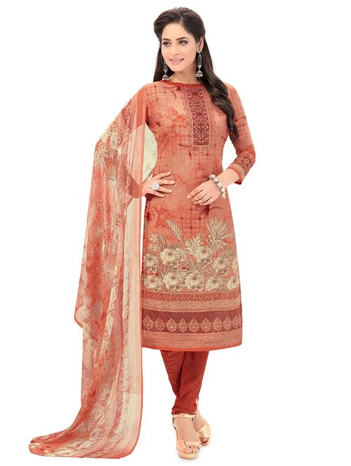 printed unstitched suit - 17914549 - Very Small Image - 1