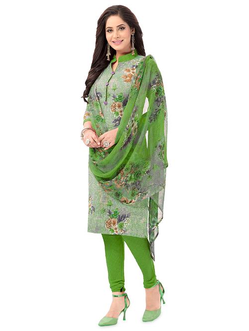floral printed unstitched suit - 17914556 - Very Small Image - 1