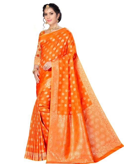 jacquard work woven saree - 17921593 - Very Small Image - 1