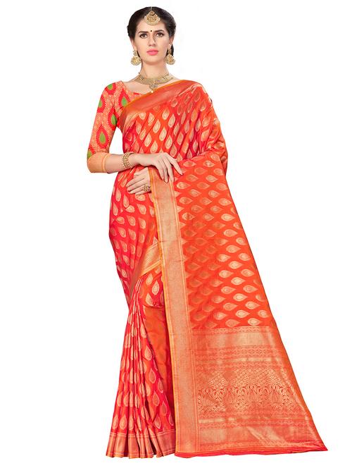jacquard work woven saree - 17921619 - Very Small Image - 1
