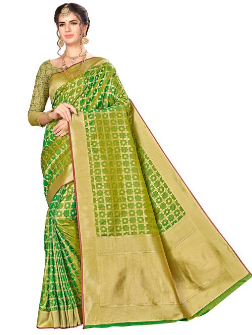 jacquard work woven saree - 17921647 - Very Small Image - 1