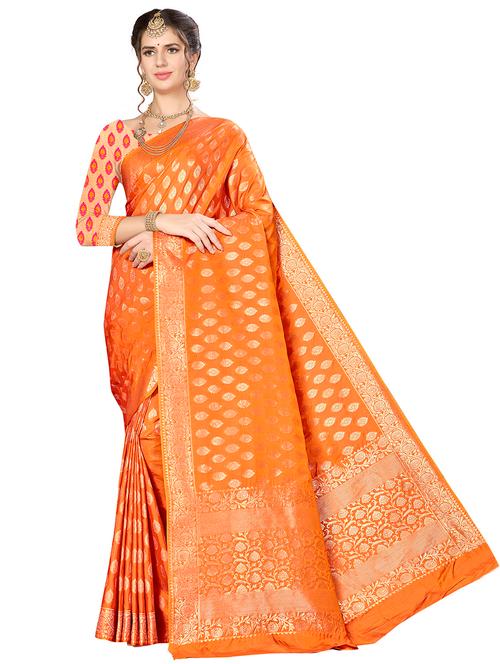 jacquard work woven saree - 17921659 - Very Small Image - 1