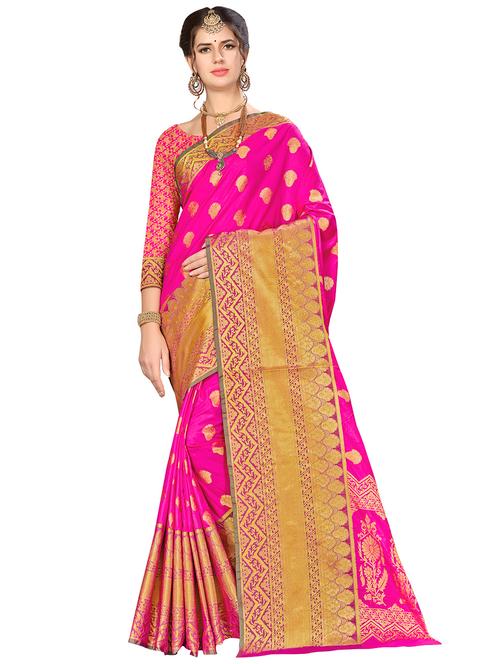 jacquard work woven saree - 17921711 - Very Small Image - 1