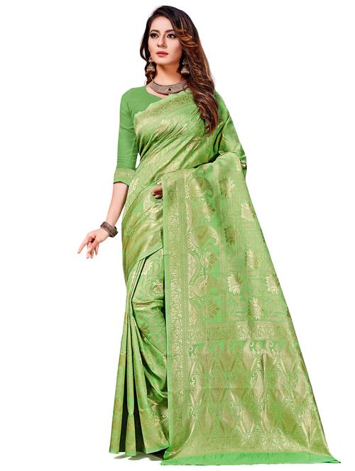 jacquard work woven saree - 17921780 - Very Small Image - 1