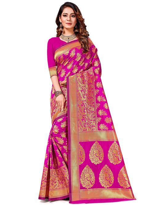 jacquard work woven saree - 17921789 - Very Small Image - 1