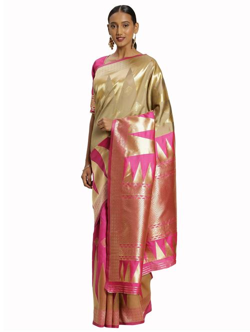 jacquard work woven saree - 17921862 - Very Small Image - 1