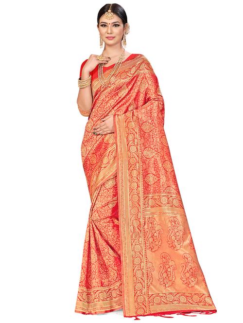 jacquard work woven saree - 17921894 - Very Small Image - 1