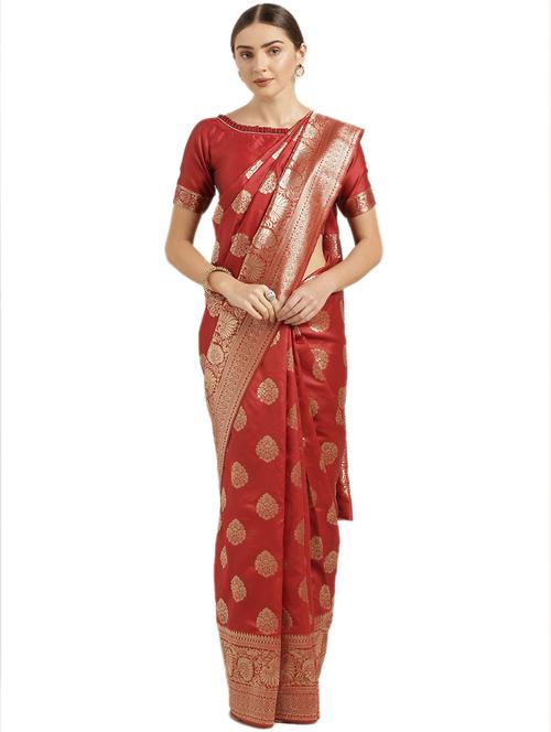 jacquard work woven saree - 17921952 - Very Small Image - 1