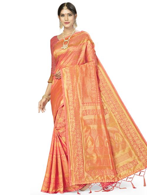 self design woven saree - 17922032 - Very Small Image - 1