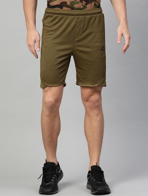 olive green checkered shorts - 17922234 - Very Small Image - 1