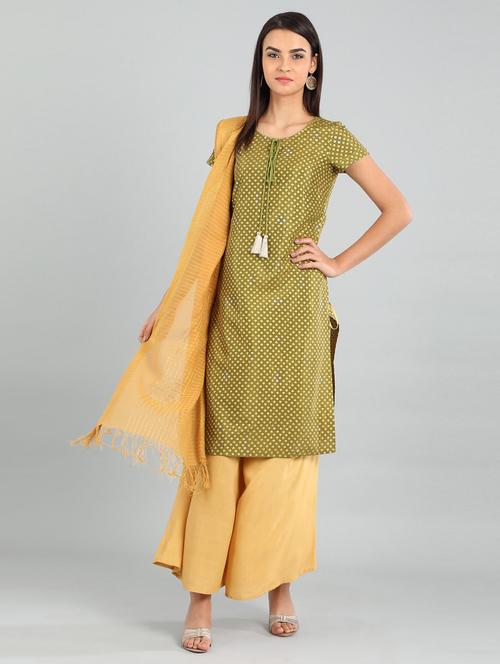 self design straight kurta - 17922864 - Very Small Image - 1