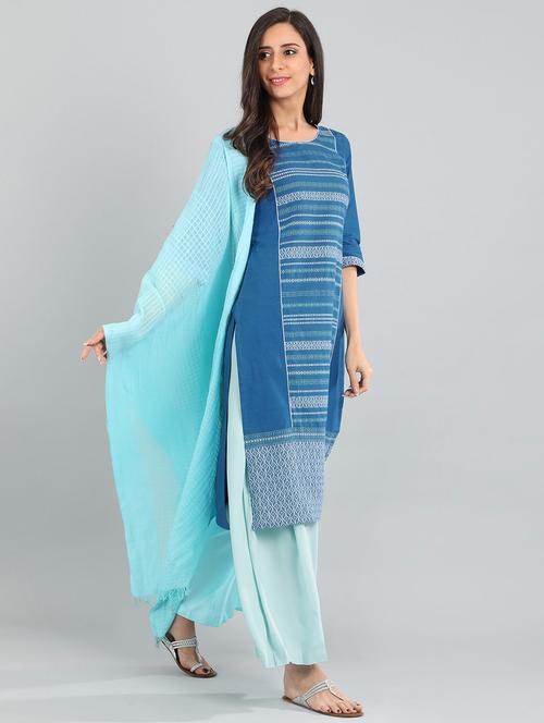 printed straight kurta - 17922929 - Very Small Image - 1