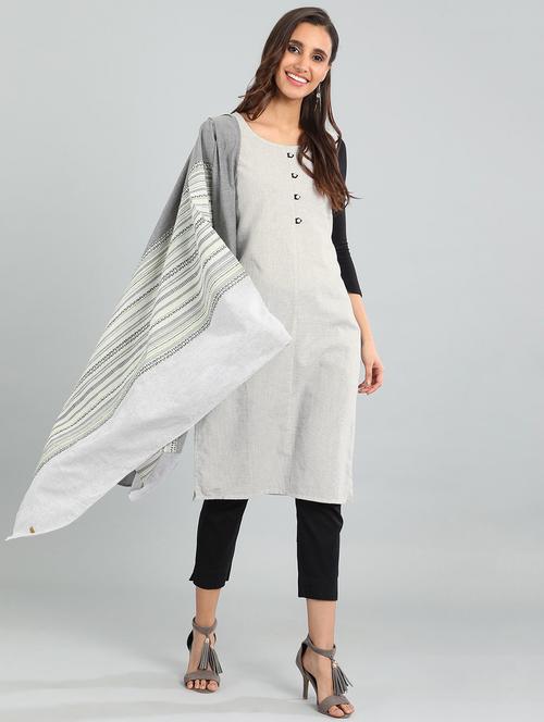 solid straight kurta - 17922959 - Very Small Image - 1