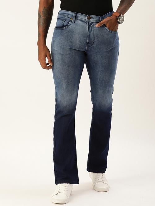 mens mid rise denim jeans - 17923760 - Very Small Image - 1