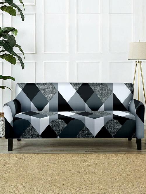 cortina spandex polyester two seatser sofa cover 185x145 - 17923923 - Very Small Image - 1