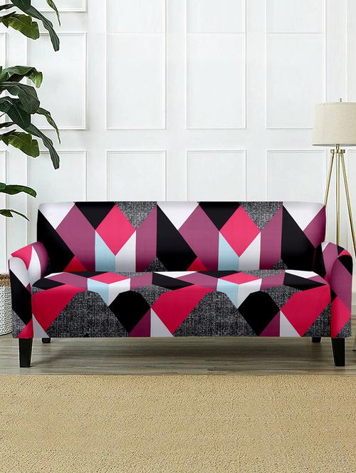 cortina spandex polyester two seatser sofa cover 185x145 - 17923935 - Very Small Image - 1