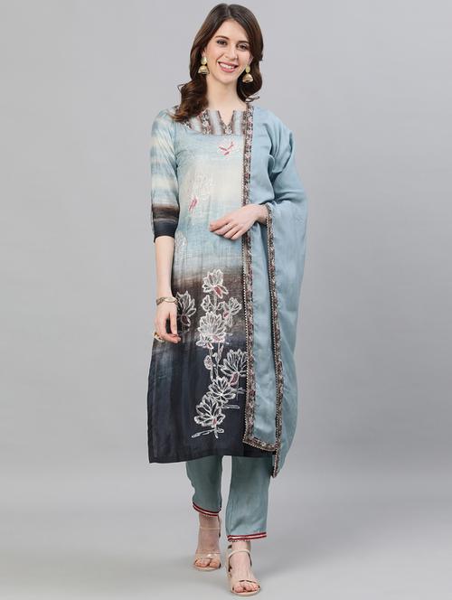 floral printed suit set - 17924525 - Very Small Image - 1