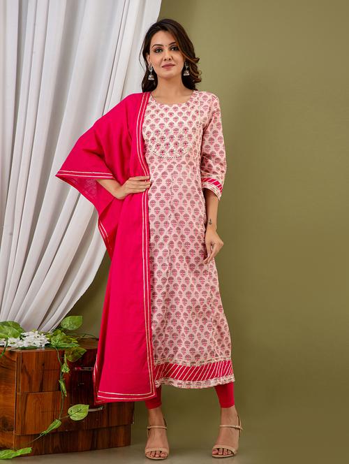 floral a-line kurta - 17924611 - Very Small Image - 1