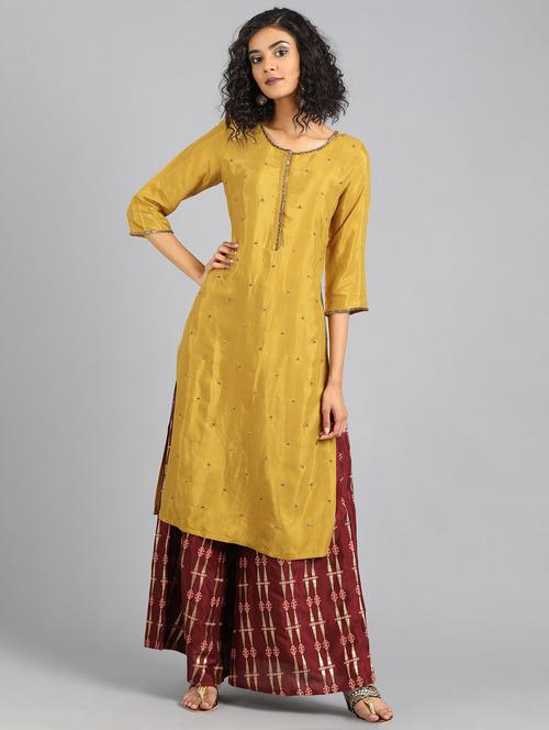 sequined straight kurta - 17924780 - Very Small Image - 1