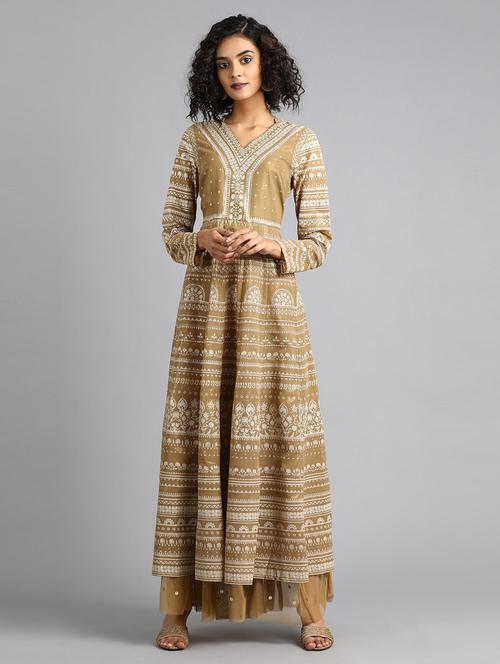 printed anarkali kurta - 17924823 - Very Small Image - 1