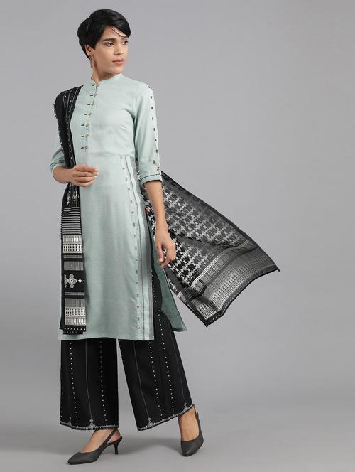 solid straight kurta - 17924825 - Very Small Image - 1